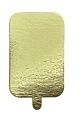Подложка 0,8 мм 100х65мм с ручкой цвет Золотой прямоуг. (х100)