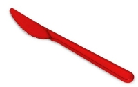 Нож столовый (Кристалл) 180 мм цвет Красный (х2000) Россия 