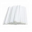 Трубочки для сахарной ваты Дл:370мм D=5мм прямые цвет Белый (х500/5000)