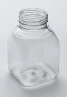 Бутылка ПЭТ 0,2л Д=38мм квадратная прозрачная (х400) Россия 