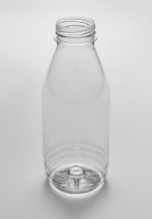 Бутылка ПЭТ 0,5л Д=38мм круглая c ребрами жёстк. прозрачная(х120) Россия 
