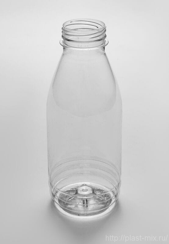 Бутылка ПЭТ 0,5л Д=38мм круглая c ребрами жёстк. прозрачная(х120) Россия  Бутылка ПЭТ 0,5л Д=38мм круглая c ребрами жёстк. прозрачная(х120)Россия