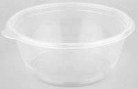 Контейнер суповой без крыш. круглый ПП К-144, 500мл D=144мм Выс:59мм цвет прозр. СТП (х50/300)