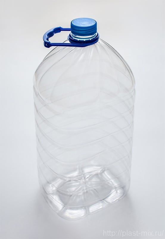 Бутылка ПЭТ 5л прозрачная с ручкой и крышкой (х30) Бутылка ПЭТ 5л прозрачная с ручкой и крышкой(х30)