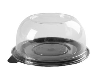 Крышка для тортницы Купольная круглая ПЭТ СПТ-132 D=132мм Выс:60мм цвет прозр. (х360) Упаковка СПТ-132-60 для пирожного крышка прозр. ПЭТ (х360) Россия