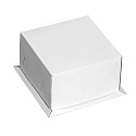 Коробка картонная для торта 170х170х100мм крышка + дно цвет Белый OSQ (х1/100)