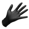 Перчатки нитриловые неопудренные, черные, размер M, 100 шт./уп. (упаковка)