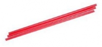 Трубочки без изгиба красные 240*8 мм (х250) (в инд упаковке)(х5000) Россия 
