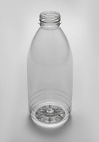 Бутылка ПЭТ 1,0л D=38мм прозрачная с нижними ребрами (х77) Россия