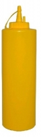 Дозатор для соусов 250 мл пластик MG (х40) (Желтый) Россия 