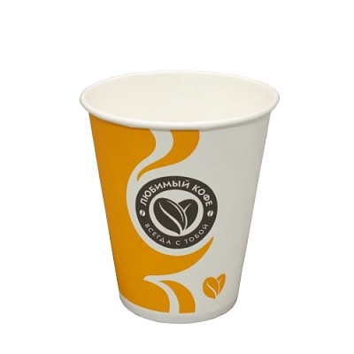 Стакан вендинговый 1сл. SP6, 150мл Любимый кофе Для горячих напитков СкандиПакк (х2525) 