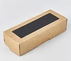 Контейнер бумажный "на вынос" 500мл 170х70х40мм ONEBOX цвет Черный (х25/350)