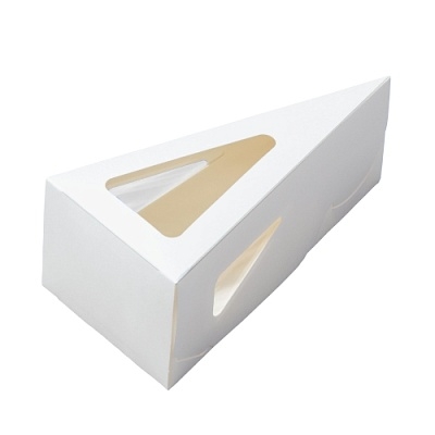 Упаковка для пирога треуг. 160х80х60мм цвет Белый OSQ (х25/500) Упаковка для пирога треуг. 160х80х60мм цвет Белый OSQ (х25/500)