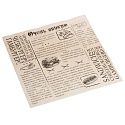 Оберточная бумага в листах 300х300мм 52г/м2 Небеленный подпергамент "с печатью "Газета"" (х1000)