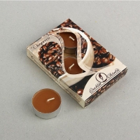 Свеча Чайная ароматизированная в коробке (х6шт) (кофе на блистере) Россия 	
