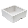 Коробка картонная для капкейков 250х250х100мм для 9 шт. С окном, самосборная цвет Белый (х1/25) - Коробка картонная для капкейков 250х250х100мм для 9 шт. С окном, самосборная цвет Белый (х1/25)