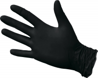 Перчатки нитриловые смотровые нестерильные неопудренные (производитель TG) черный M (х100/1000)