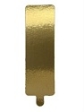 Подложка 0,8 мм 130х40мм с ручкой цвет Золотой прямоуг. (х100)