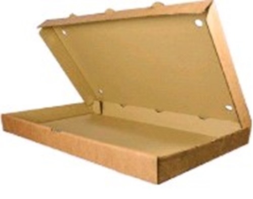 390х250х60мм Коробка для римской пиццы бур/бур КТК микрогофрокартон (Т-11 - Е) Россия  390х250х60 Коробка для римской пиццы бур/бур гофрокартон КТК Россия 