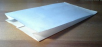 200+100х340 Пакет бумажный с ламинацией для кур-гриль без печати (х1000)