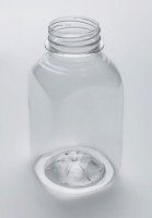 Бутылка ПЭТ 0,3л Д=38мм квадратная прозрачная (х250)Россия 