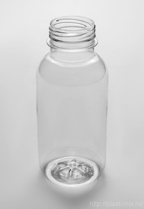 Бутылка ПЭТ 0,3л Д=38мм круглая прозрачная бочонок (х150)Россия Бутылка ПЭТ 0,3л Д=38мм прозрачная боч. (х150)Россия