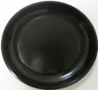 D=165 мм Тарелка десертная черная (8г) РР ИНТЕКО (х1600) Россия 