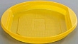 Тарелка D=165 мм десертная ЭКО (х2400) (желтая) Россия  Тарелка D=165 мм десертная ЭКО (х2400) (желтая) Россия 