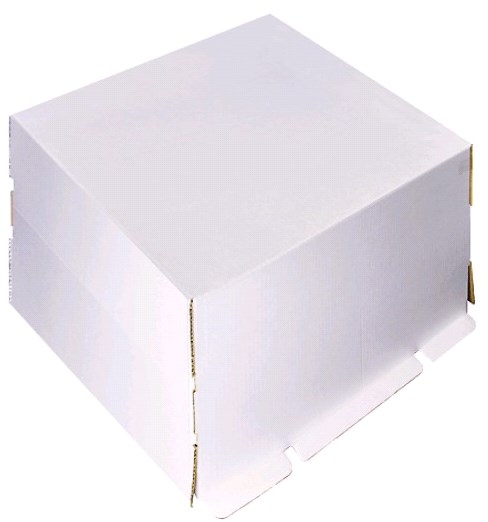 300х300х190 мм Картонной коробка для торта до 2 кг бел/бур 3сл (Комплект (дно + крышка))(х20) Россия  300х300х190 мм Картонной коробка для торта до 2 кг бел/бур 3сл (Комплект (дно + крышка)) Россия 
