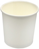 D=90мм Контейнер бумажный для супа/десерта белый 350мл (LD)(х500) Россия