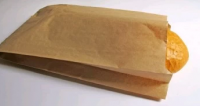 170х70х250 мм Пакет бумажный с плоским дном крафт 40 (х1400) Россия 