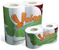 Туалетная бумага двухслойная "Veiro Classic" (белая 4 рул, 17м) Россия