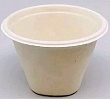 470 мл Тарелка суповая белая (сахарный тростник)(х500) Россия 