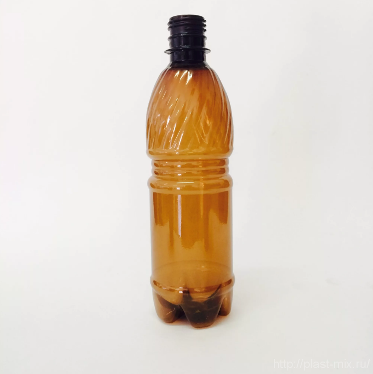 Бутылка ПЭТ 0,5л Д=28мм (х100) (коричневая) Россия Бутылка ПЭТ 0,5л Д=28мм (х100) (коричневая) 