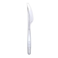 Нож столовый 18 см прозрачный Кристалл ПРЕМИУМ ЭП (№20515) (х50/2500) Россия 