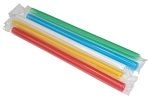 Трубочки прямые Дл:210мм D=12мм в индивид. п/п упаковке, цветные (х250/3000) Трубочки прямые Дл:210мм D=12мм в индивид. п/п упаковке, цветные (х250/3000)