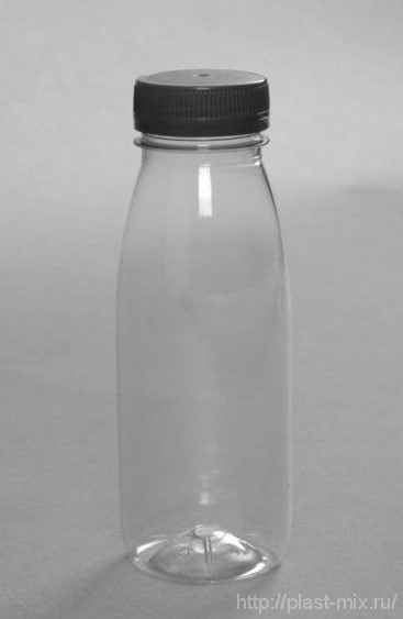 Бутылка ПЭТ 0,25л, Д=38мм (х200) (прозрачная с черной кр.) Россия Бутылка ПЭТ 0,25л, Д=38мм (х200) (прозрачная с черной кр.)