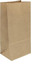 Пакет бумажный "на вынос" 120х80х240мм 70г/м2 цвет Крафт Арт(х550)