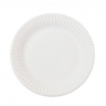 Тарелка бумажная d=180мм Snack Plate, белая мелованная (х1000) - Тарелка бумажная d=180мм Snack Plate, белая мелованная (х1000)