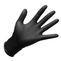 Перчатки нитриловые неопудренные, черные, размер L, 100 шт./уп (упаковка)