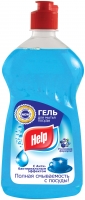 Средство (гель) д/посуды "ХЕЛП" 500 мл (х12) (Антибактериальный) Россия