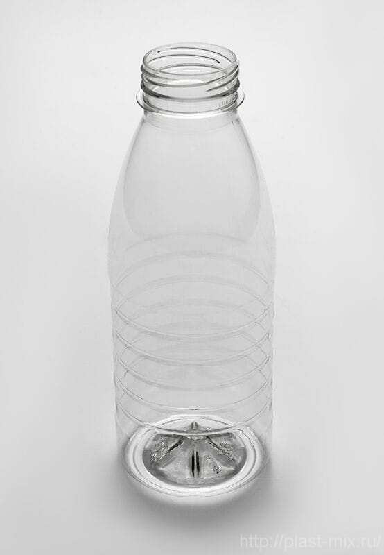 Бутылка ПЭТ 0,5л Д=38мм круглая ребристая прозрачная(х120)Россия Бутылка ПЭТ 0,5л Д=38мм круглая ребристая прозрачная(х120)