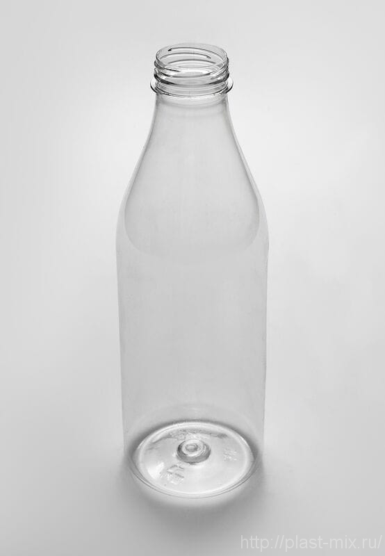 Бутылка ПЭТ 1,0л D=38мм прозрачная гладкая (х77) Россия Бутылка ПЭТ 1,0л D=38мм прозрачная гладкая (х77)